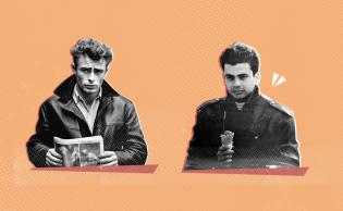 عمرو دياب وجيمس دين